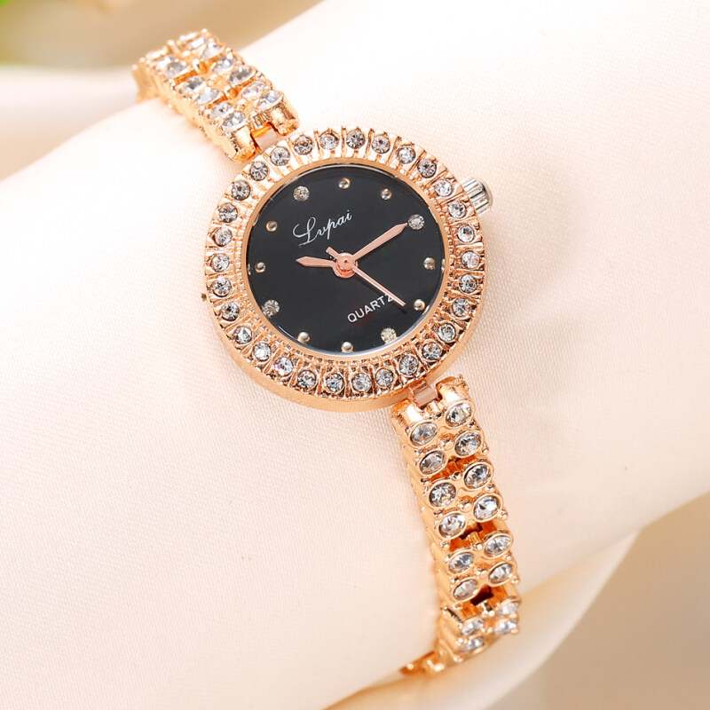 Lvpai Brand Quartz Watch Women Classic Luxury Crystal Bracelet Watch Fashion Rose Casual Ladies Dress Sport Watch Clock Malaysia