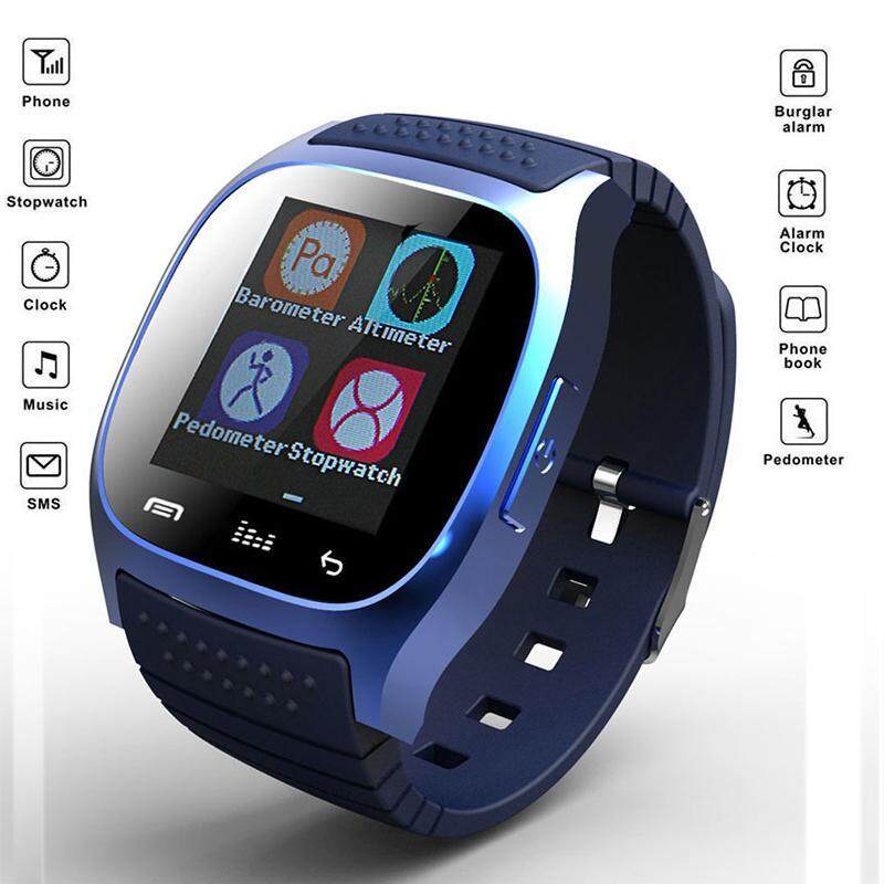 M26 Smart Watch Bracelet Bluetooth Wrist Watch Phone Compatible for Android Smart Watch Andriod Smart Watch M26 Bluetooth V4.0 Sync Wearable Devices Connect for IOS Android Phone Malaysia