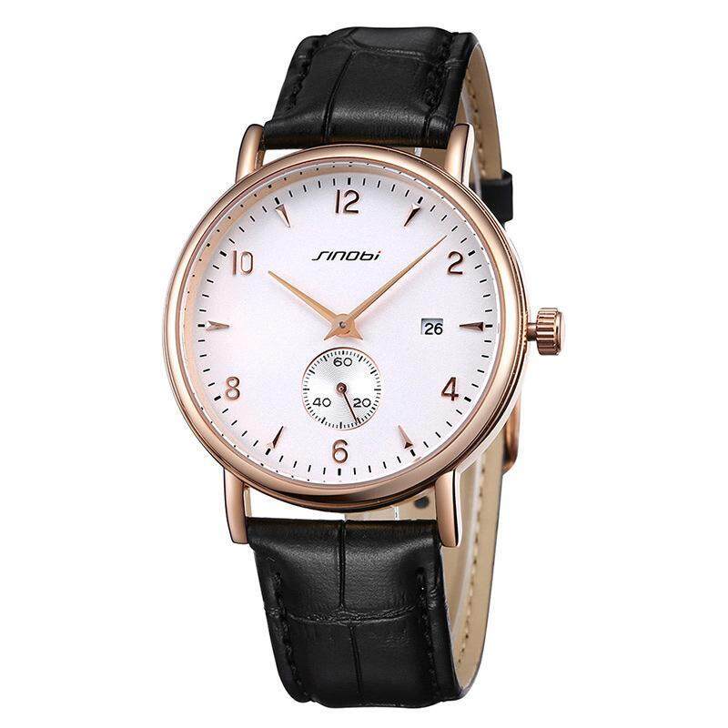 moob 16 years of the new genuine Kenobi watch mens fashion watch strap slim mens strap watch on the calendar (Black) Malaysia