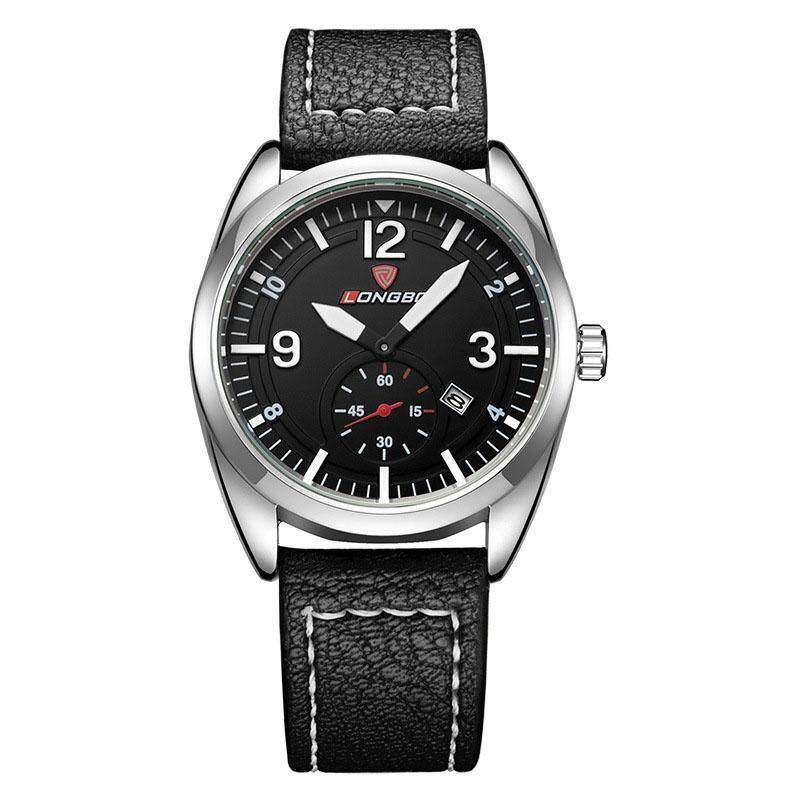 moob 2016 foreign trade explosion big watch waterproof male male fashion quartz buckle bowl hand movement Mens Watch (Black) Malaysia