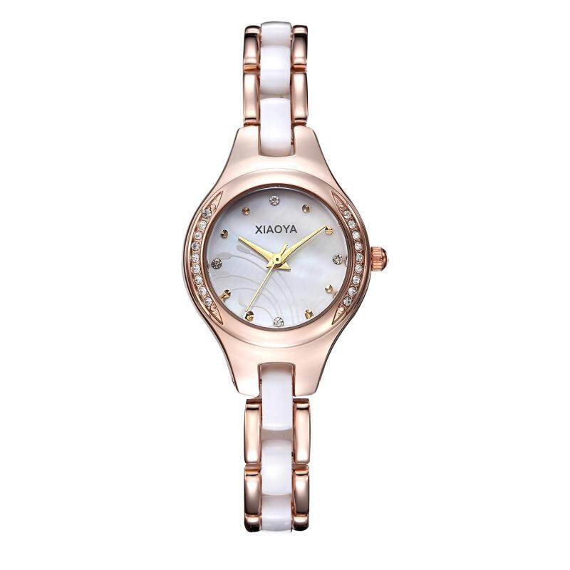moob Miss Han Ban fashion simple ceramic watches High-quality factory direct cost (WhiteGold) Malaysia