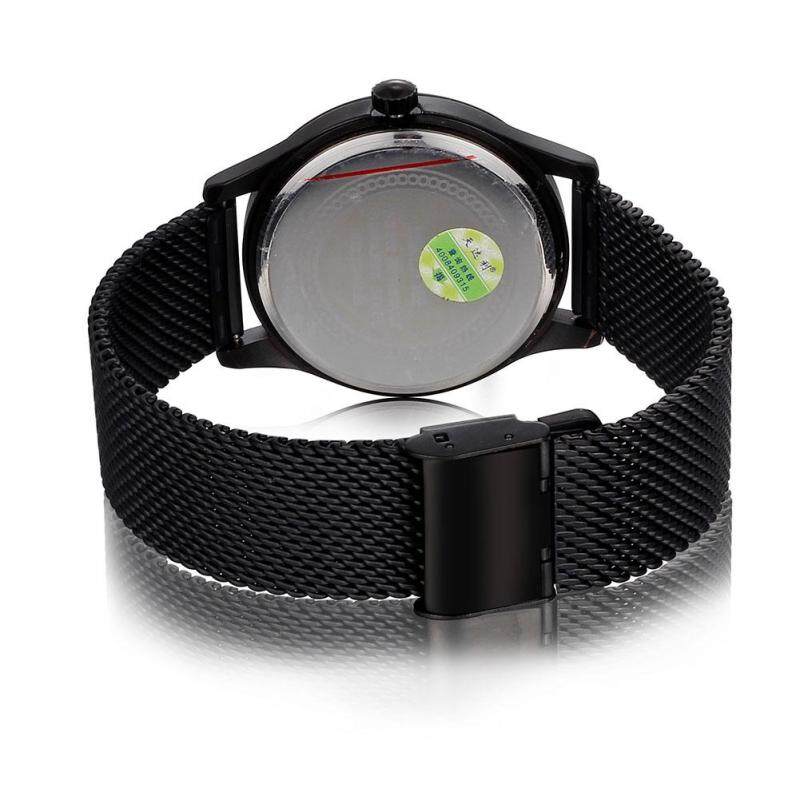 moob Sleek, slim mens mesh watch authentic skone calendar luminous watch men watch Cool Black (green) Malaysia