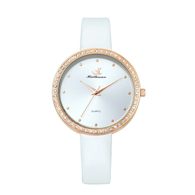 New fashion watch rose gold diamond belt, stainless steel mesh belt steel ladies watch waterproof female table Malaysia