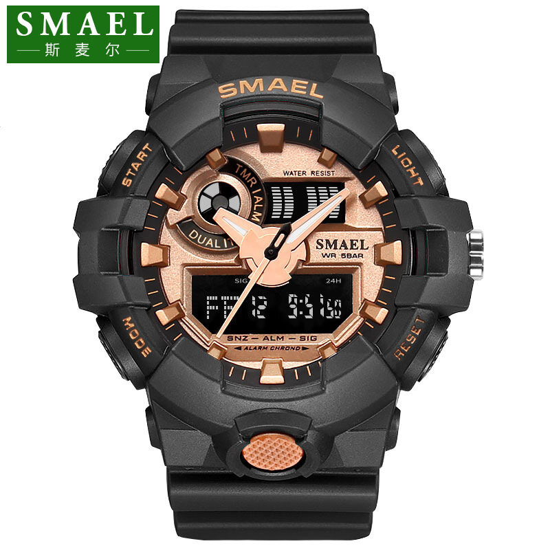 New fashion watches, fashion students sports, multi-function electronic watches, popular men waterproof Malaysia