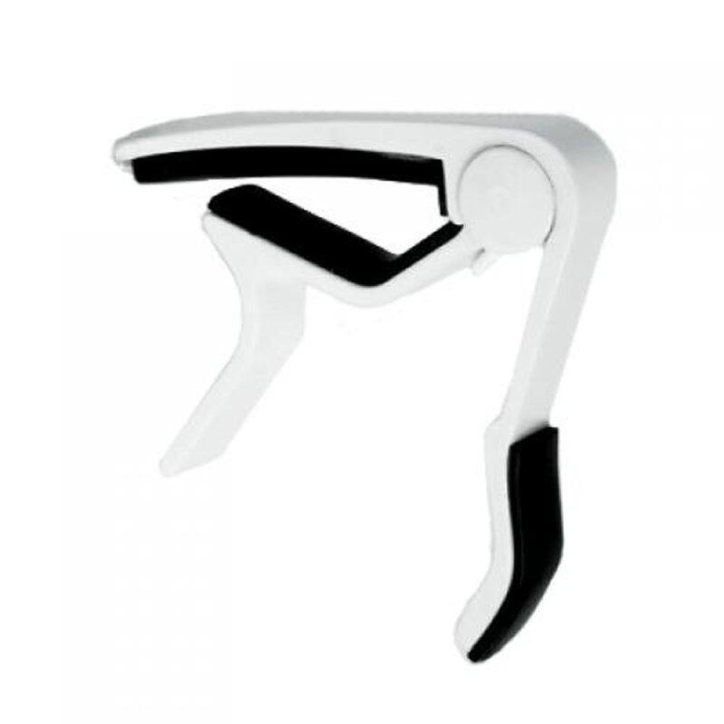 niceEshop Single,handed Guitar Tuner Capo Quick Change,White Malaysia