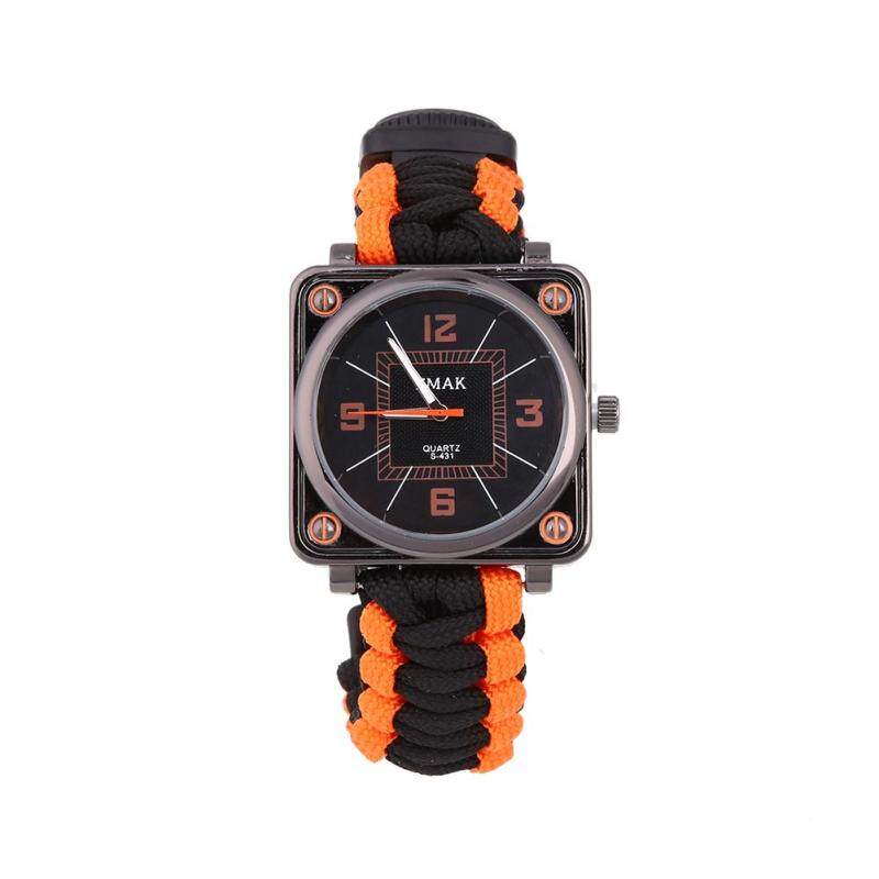 Oscar Store Multi-Function Watch Survival SOS Whistle Flint Compass Outdoor Travel Climbing Malaysia