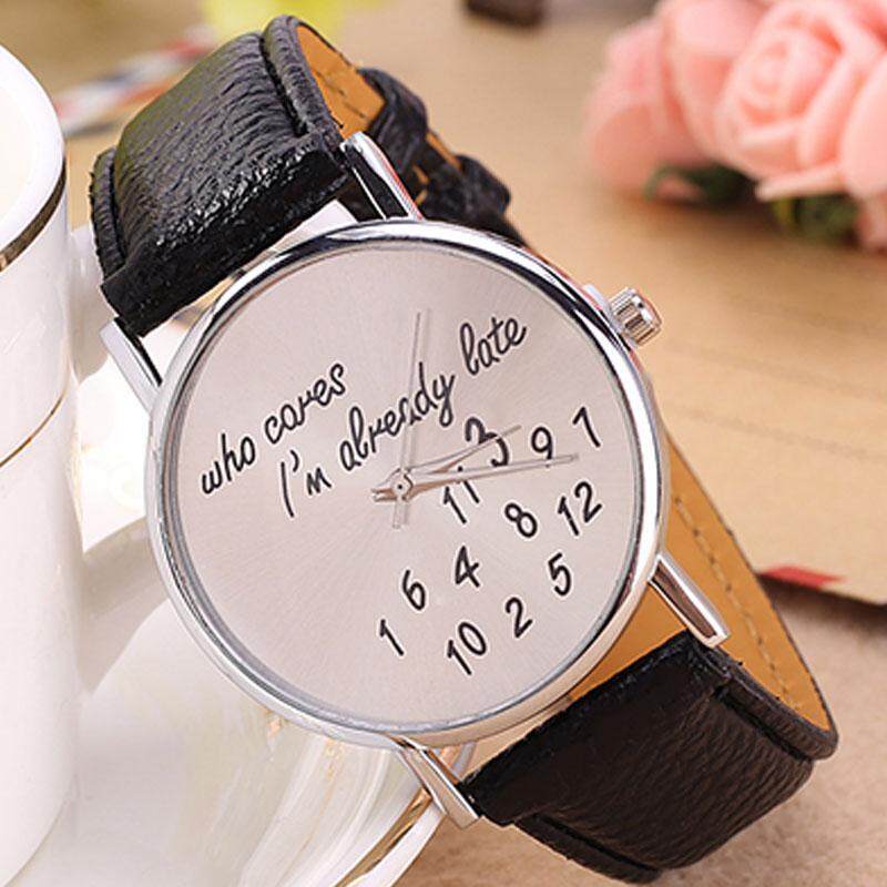PerfectWorld Cute Funny Concise Women Jelly Color PU Band Analog Quartz Watches Wrist Watch Malaysia