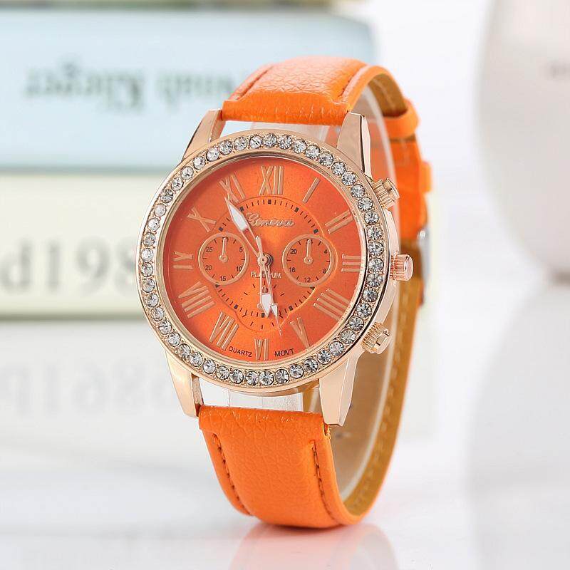 PerfectWorld Geneva Male Quartz Watch Wristwatch Metal PU Leather Belt Casual For Men/Women Malaysia