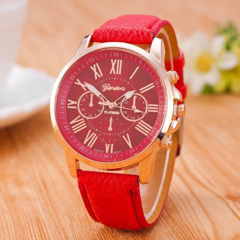 PerfectWorld Geneva Roman Numerals Watch Wristwatch Quartz Watches For Women/Men Colorful Malaysia
