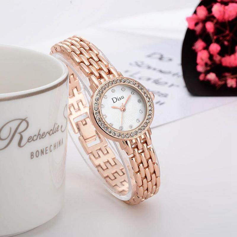 Rose Gold Plated Womens Elegant Rhinestone Bracelet Fashion Watches A Malaysia