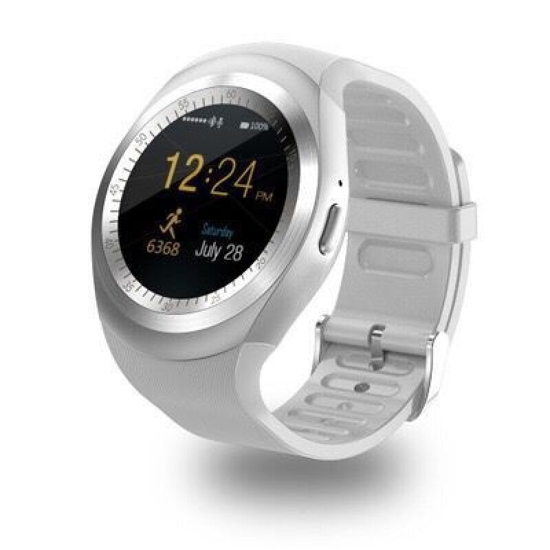 Round screen smart watch Y1 Bluetooth phone watch wear card support WeChat QQ Online Malaysia