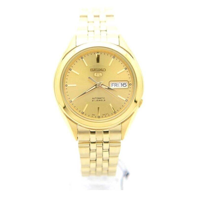 Seiko 5 SNKL28K1 Automatic Gold Dial Stainless Steel Mens Analog Casual Watch Malaysia