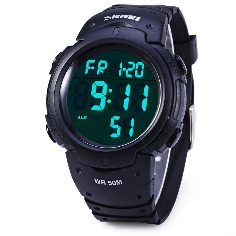 Skmei 1068 Military Army LED Watch Water Resistant Stopwatch Alarm
Day Date Function Malaysia
