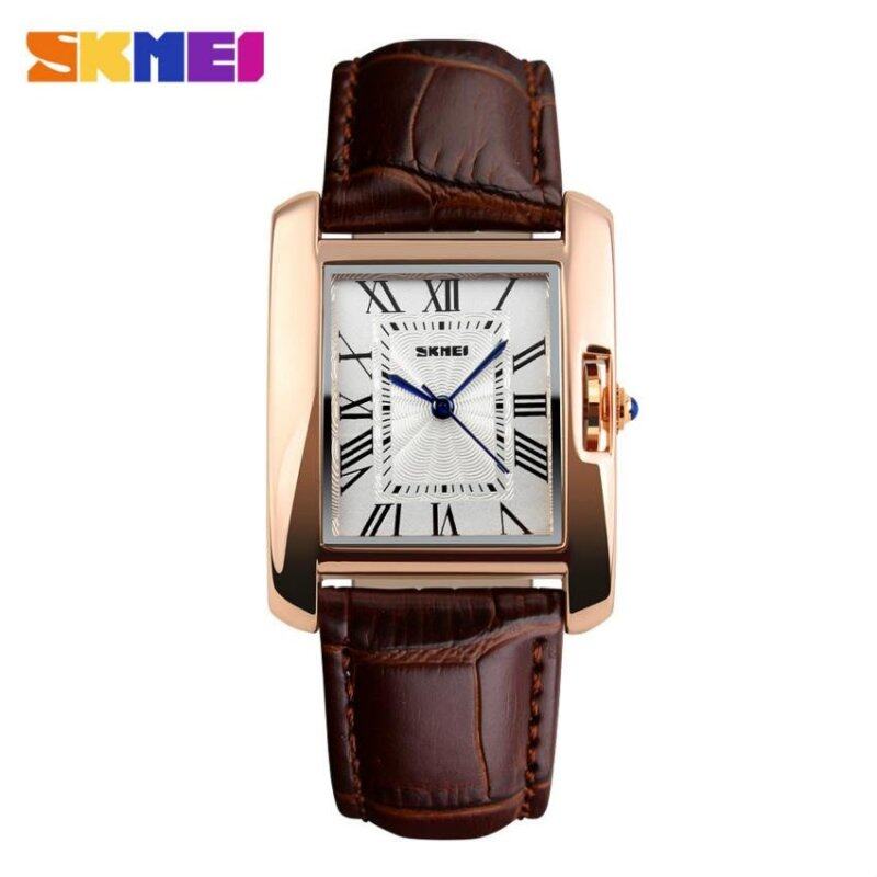 SKMEI 1085 Womens Fashion Luxury Retro Quartz Watches Analog Display Waterproof Women Casual Dress Wrist Watch - Brown Malaysia