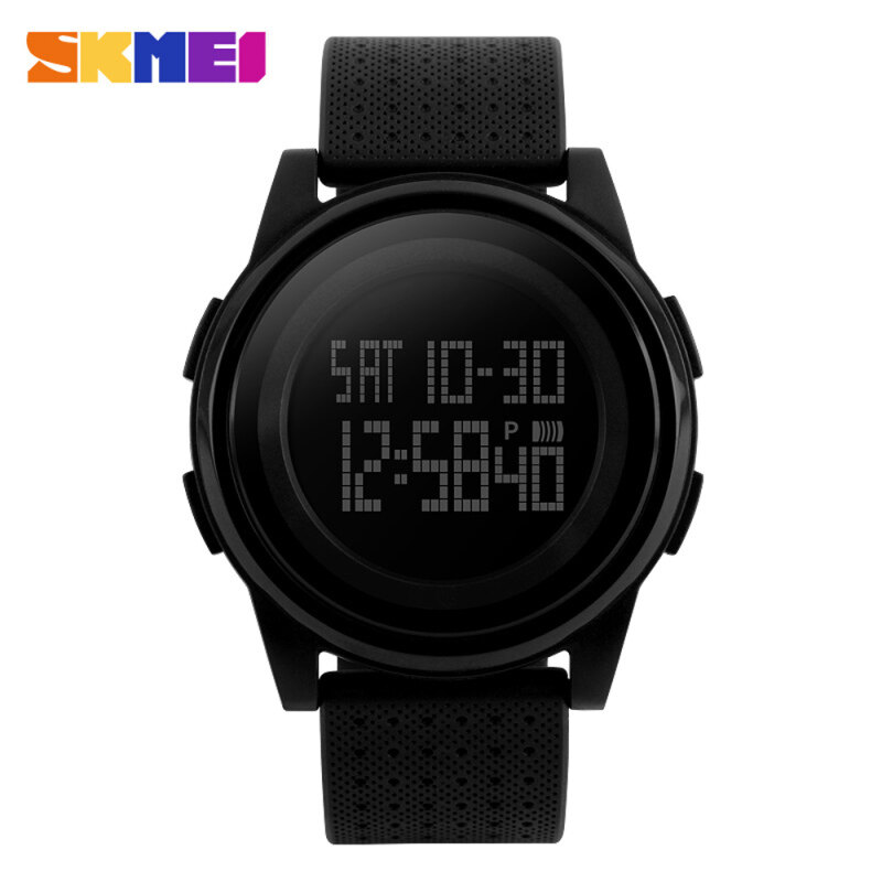 SKMEI 5ATM Water Resistant Fashion Digital Casual Sports Wrist Watch Classy Lightweight Watch with Calendar Malaysia
