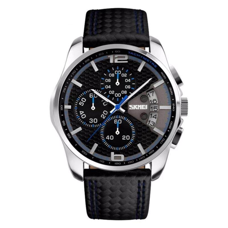 Skmei 9106 Sports Watches Mens Quartz Hour Date Clock Man Leather
Strap Waterproof Wristwatch Malaysia