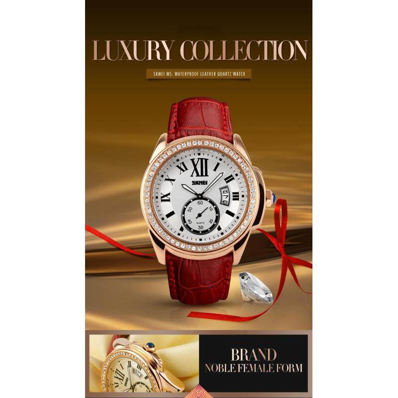 SKMEI Brand Watch 1147 Women Fashion Casual Quartz Watches Diamonds
Leather Strap Sport Ladies Dress Wristwatches Clock Feminino
Relogios Malaysia