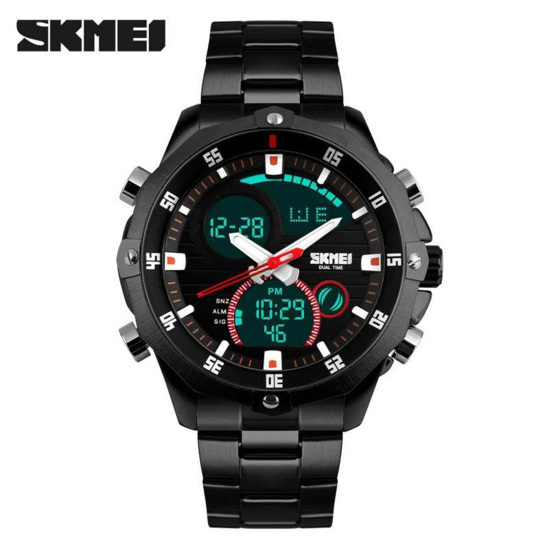 SKMEI Digital Quartz Stainless Steel Sports Watch Malaysia