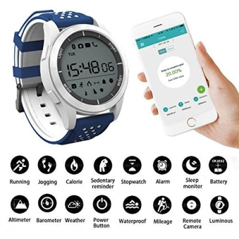 Smart Watches Sunsbell Bluetooth Smart Watch for Android/Iphone, Waterproof Fitness Tracker Watch Camera Pedometer Anti-Lost Watch Altimeter Barometer Malaysia