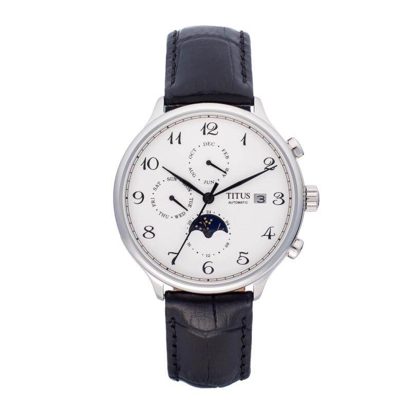 Solvil et Titus Women Genuine Leather Strap Automatic Watch (Black) Malaysia