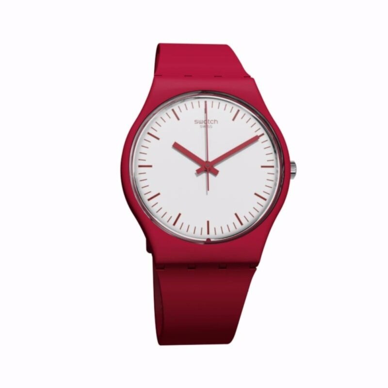 SWATCH Puntarossa White Dial Ladies Silicone Watch GR172 Malaysia