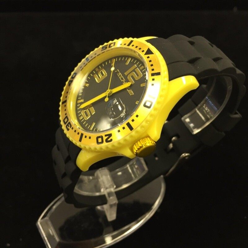 TECHNUM EX3.170.BLKYLW Fashion Quartz Analog Casual Malaysia