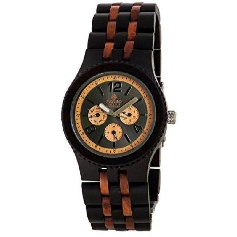 Tense Adventure Vernon Multifunction Two-Tone Jumbo Wood Watch J5203DR DL Malaysia