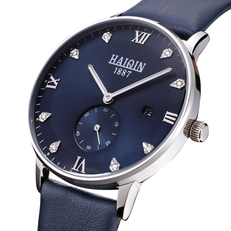 The mens watch authentic hedge quartz watch belt, waterproof luminous ultra-thin fashion leisure students Malaysia