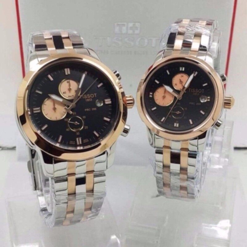 Tissot Couple Steel Gold/Silver Watch Malaysia