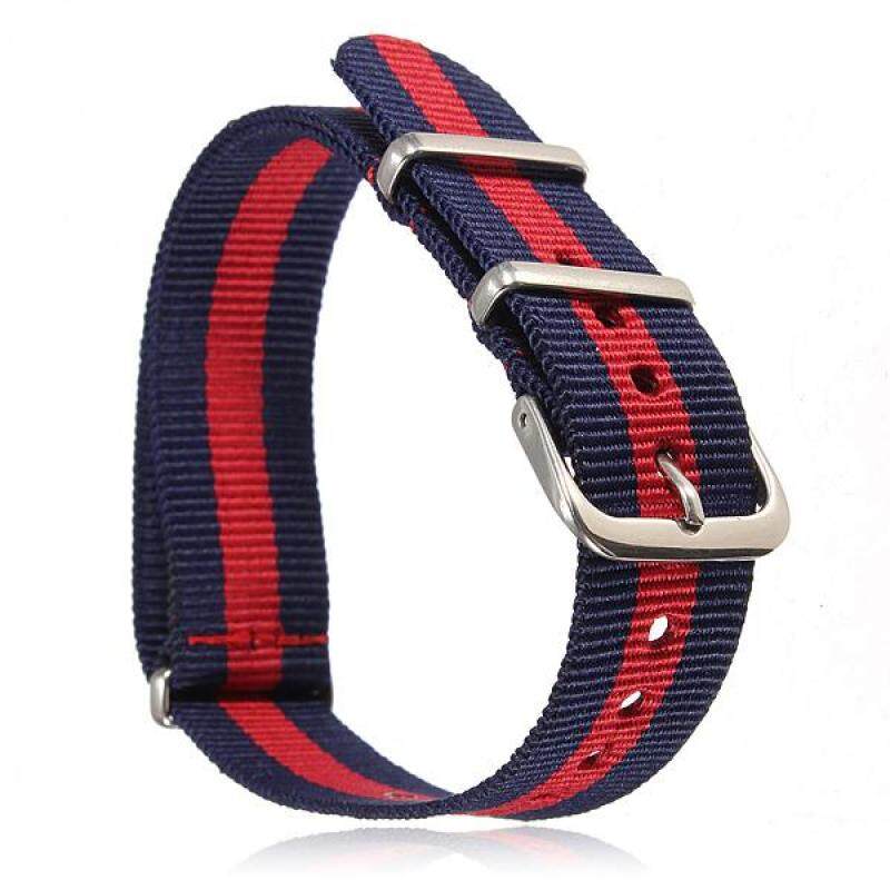 Universal 18mm Durable Mens Military Nylon Wrist Watch Band Strap 260mm 8# Malaysia