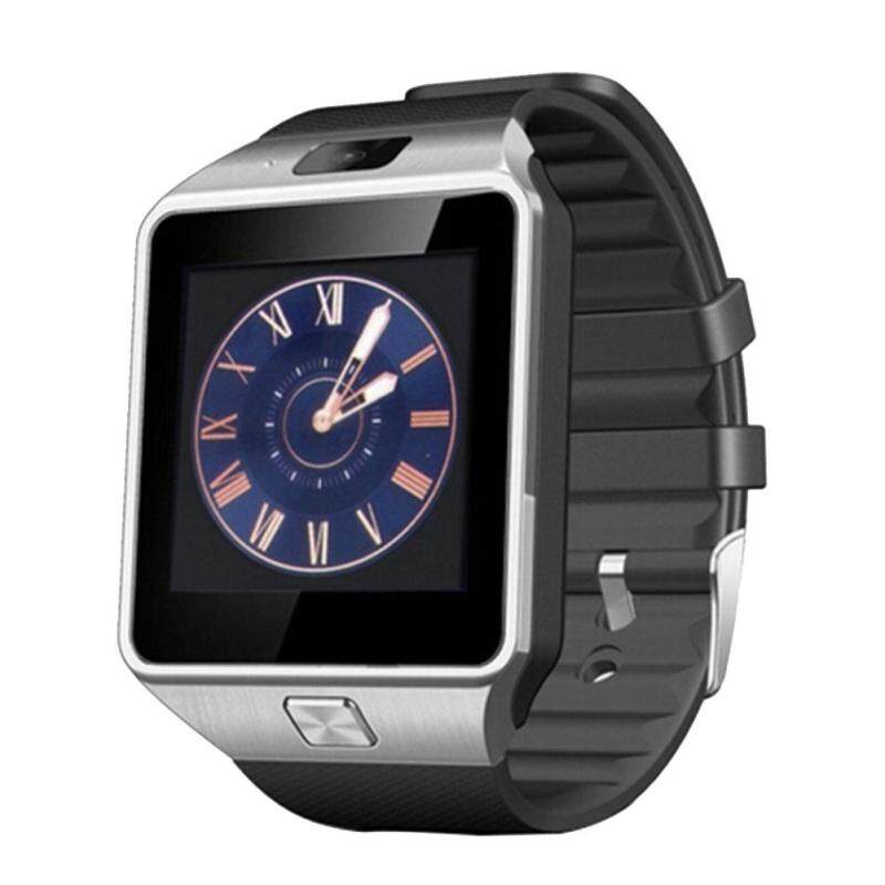 Womdee DZ09 Unisex Glass And Acrylic Fashion Multi-Functional Casual Watch (Silver Black) Malaysia