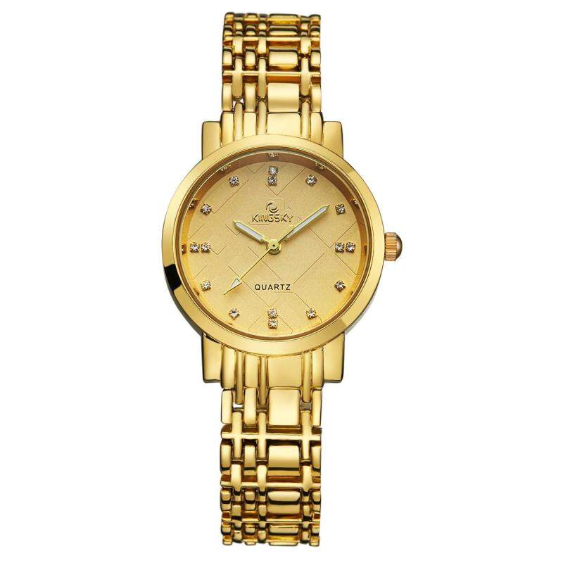 Womdee Kingsky new watch quartz watch manufacturers custom personality table fashion watch (Gold) Malaysia