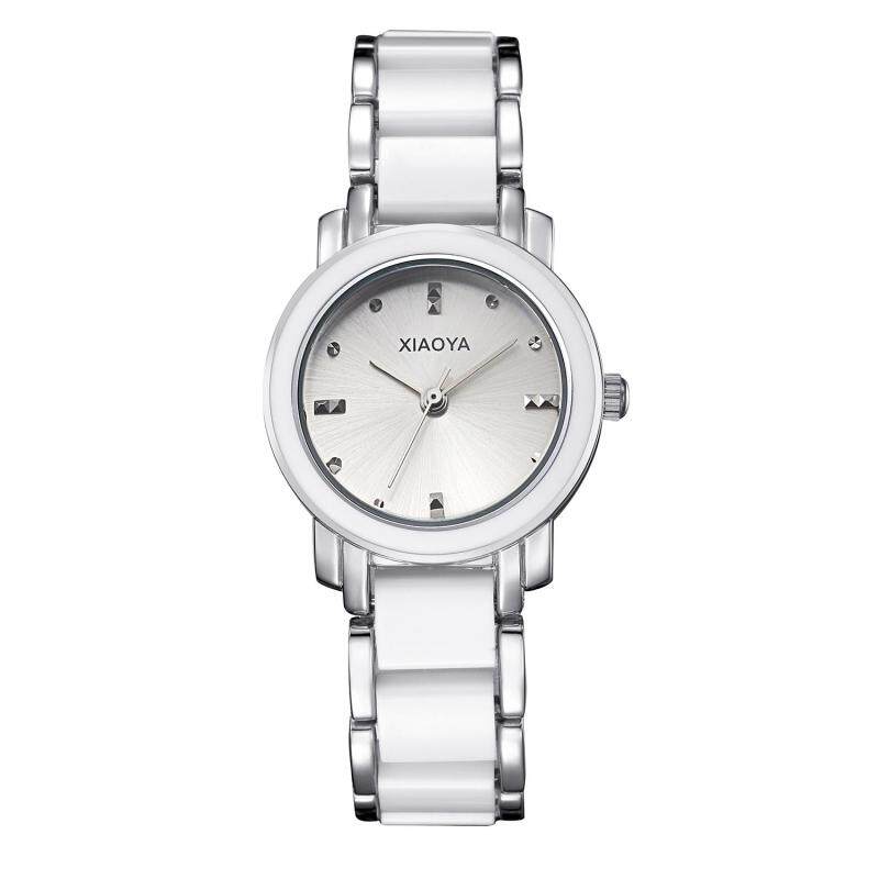 Womdee Miss Han Ban fashion simple ceramic watches High-quality factory direct cost (Silver) Malaysia