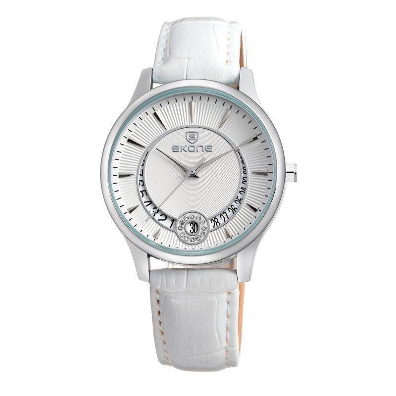 Womdee Watch time series of fashion belt diamond calendar watch cheap spot wholesale 9242 (WhiteSilver) Malaysia