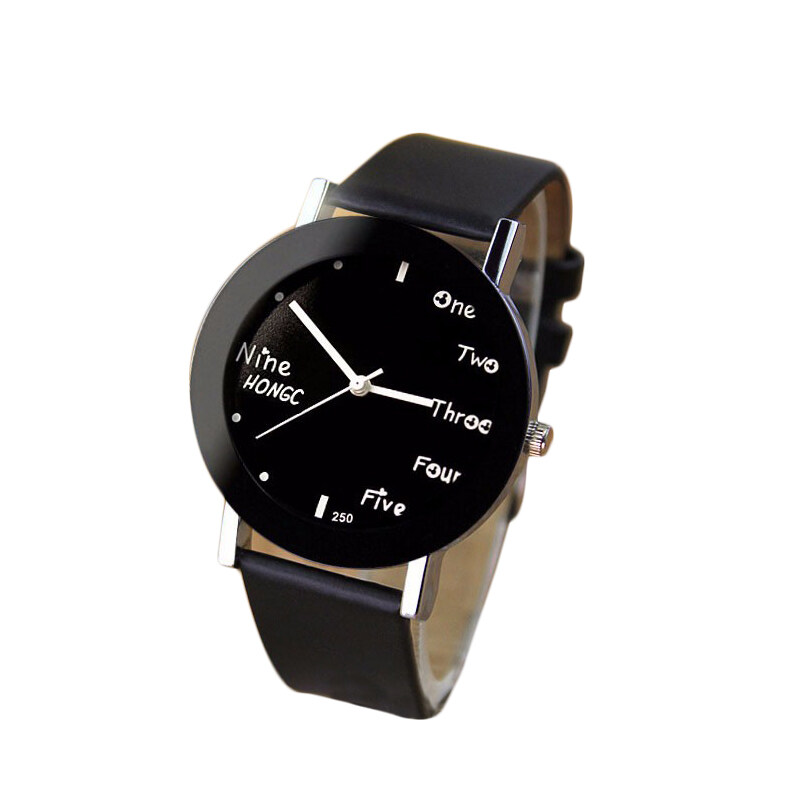 YBC Fashion Couple Watches Quartz Round Dial Watch For Men (Black) Malaysia