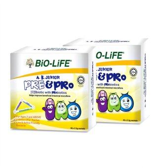 Biolife A.B. Junior Pre&Pro Prebiotic with Probiotic 50sachet x 2.3g ...